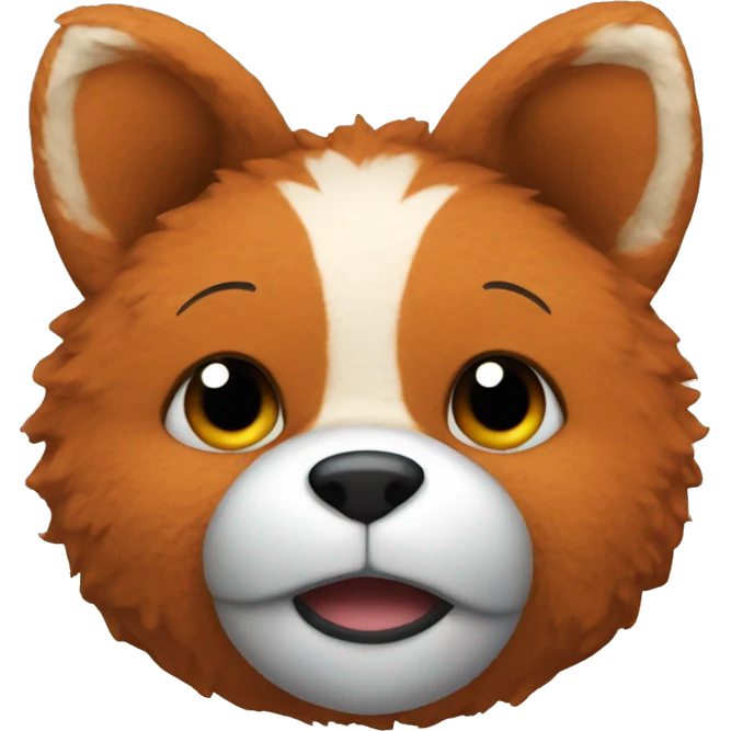 Teddy with fox ears emoji