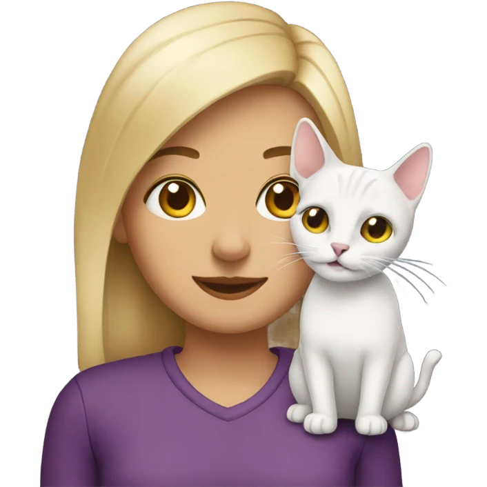 molly with cat emoji