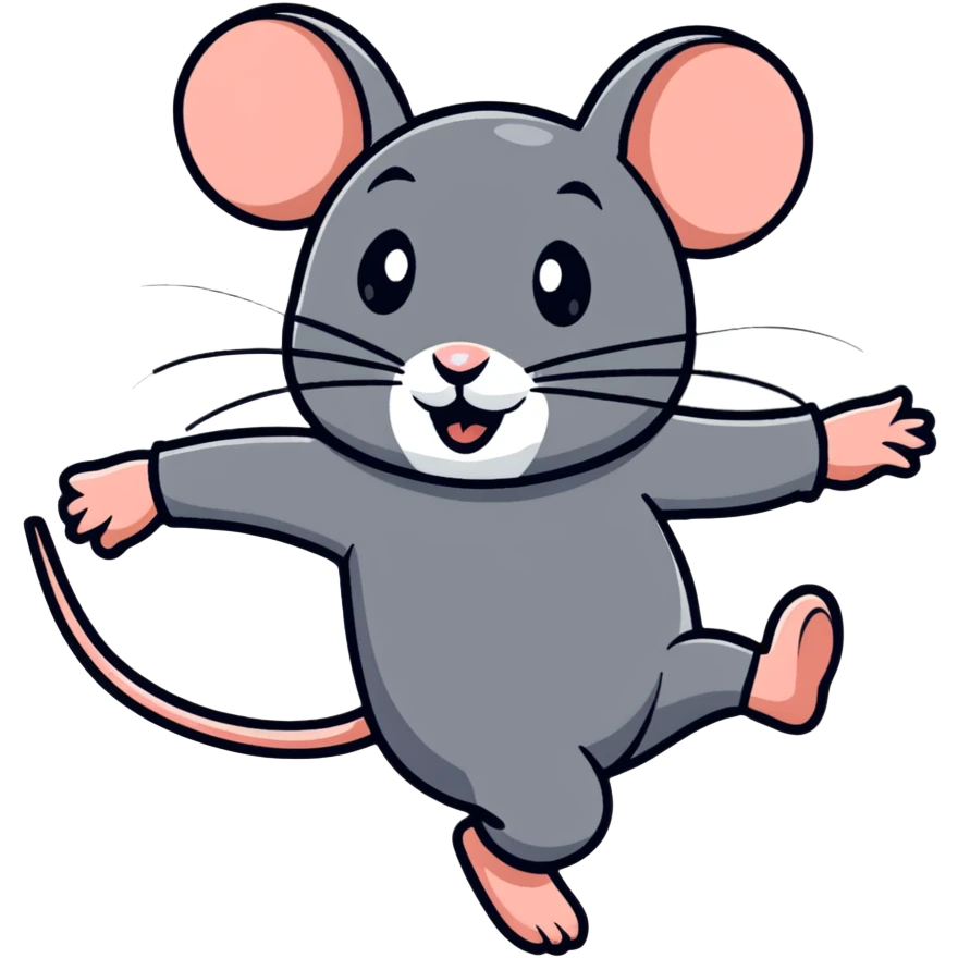 dancing mouse emoji