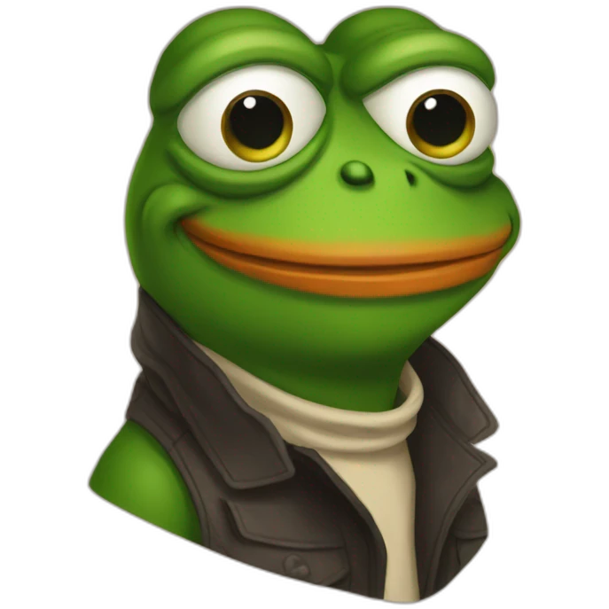 pepe the frog orange color theme emoji