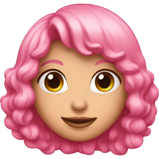Pink love emoji