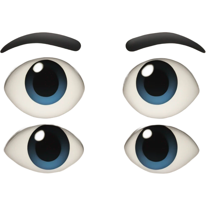 Rolling eyes and half emoji  emoji