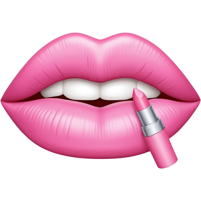 light pink lipstick kiss mark 💋 emoji