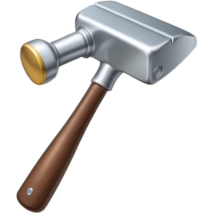 detailed iconic hammer weapon, suitable for an emoji or icon emoji