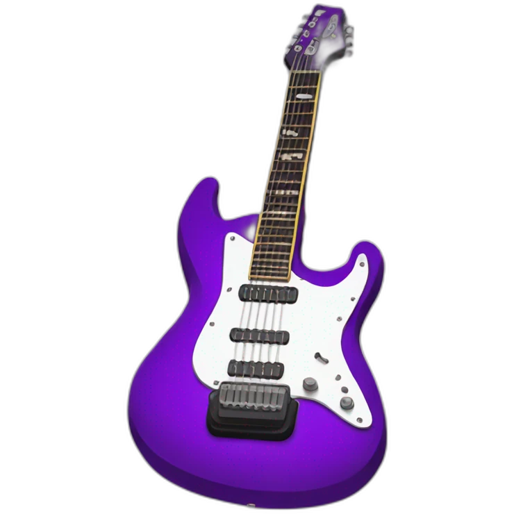 purple elec guitar emoji