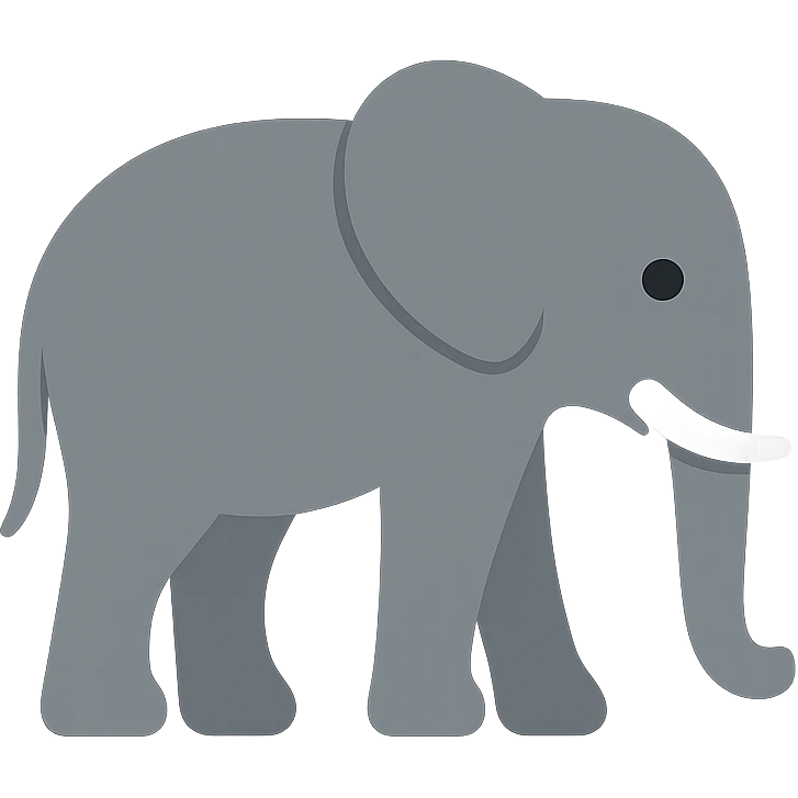 Elephant emoji