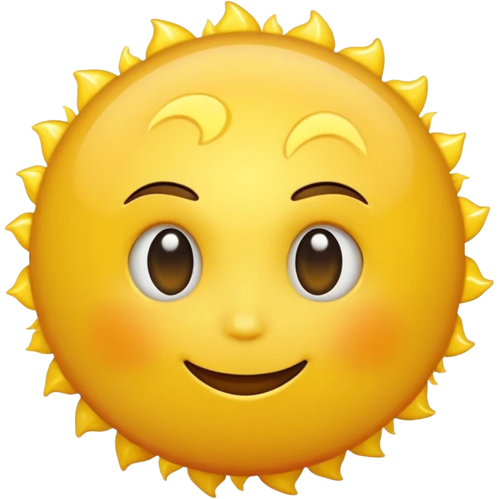Sun emoji