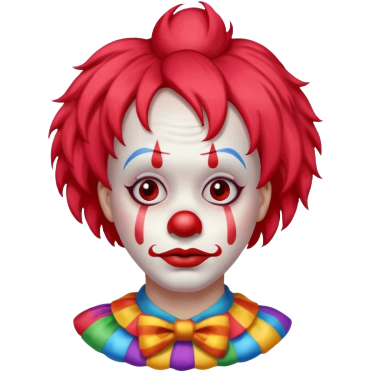 Sad clown emoji emoji