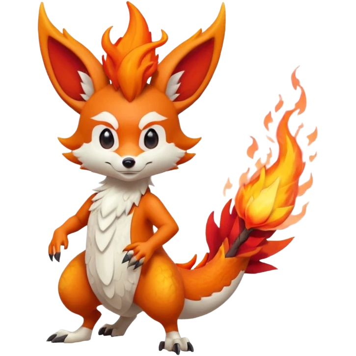 Braixen-dragon-fusion emoji