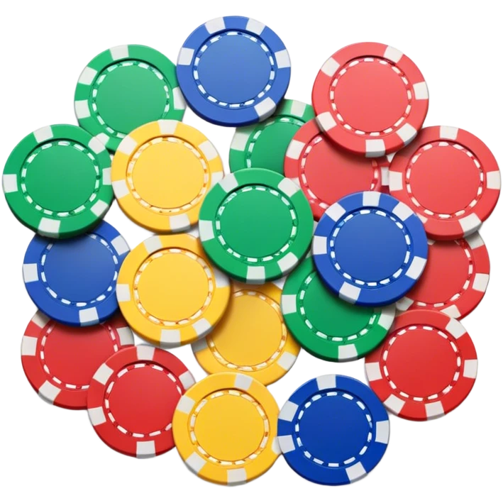 fichas de poker emoji