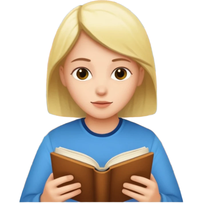 I’ll go to the library emoji