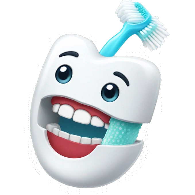 good oral hygiene  emoji