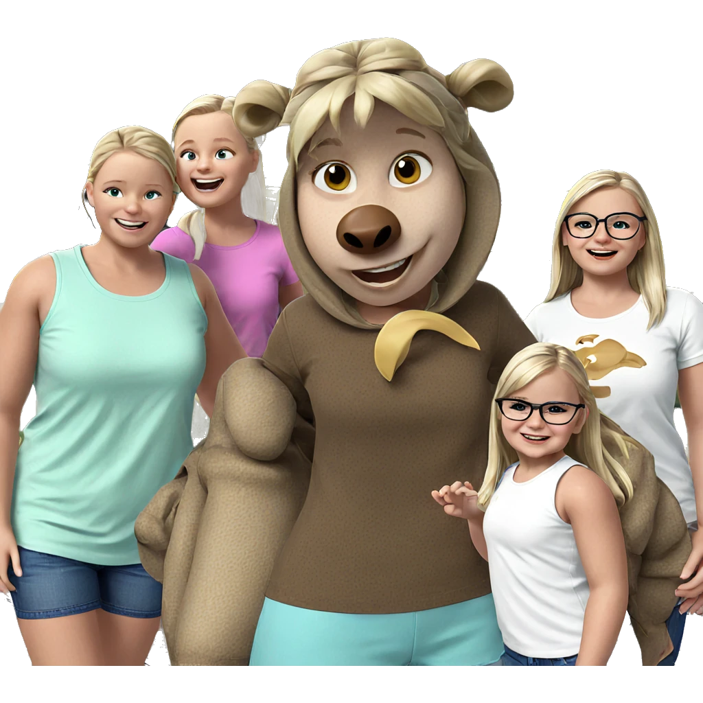 smiling girl with blonde hair emoji
