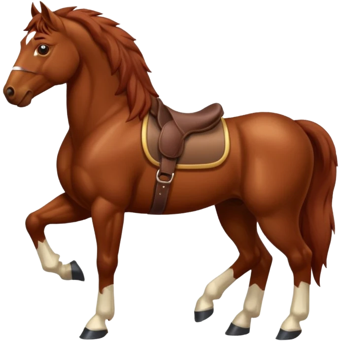 High resolution of A horse emoji