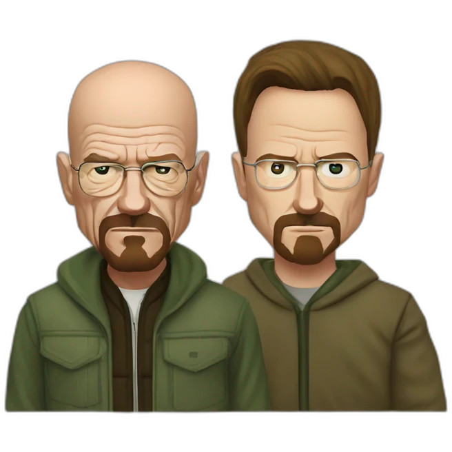 Walter white and jesse pinkman emoji