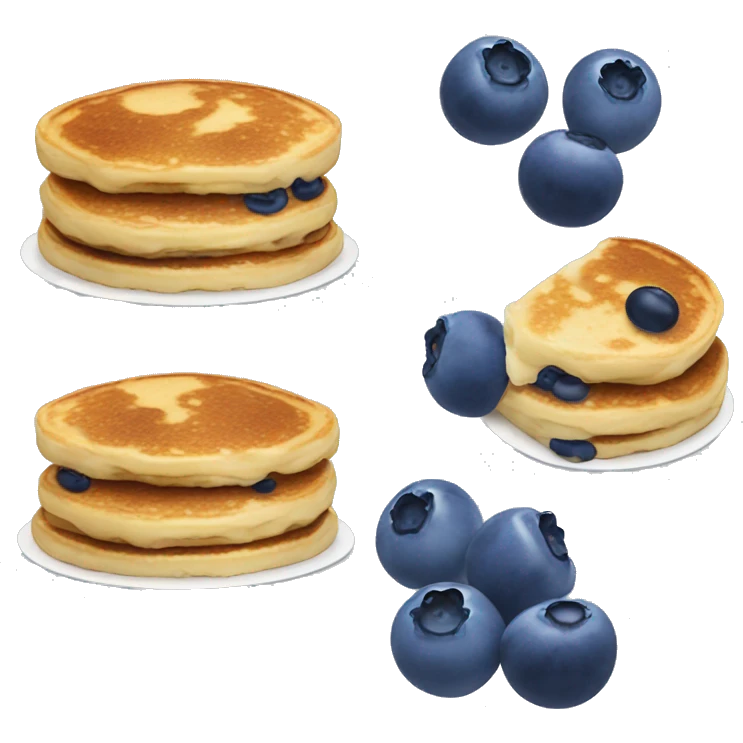 blueberry pancakes  emoji
