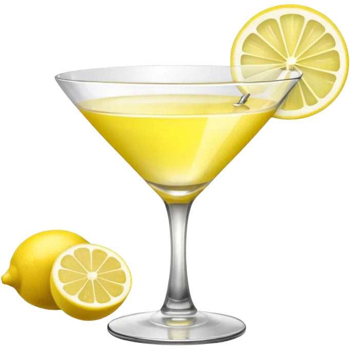 yellow martini emoji