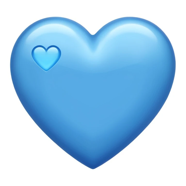 Blue heart emoji