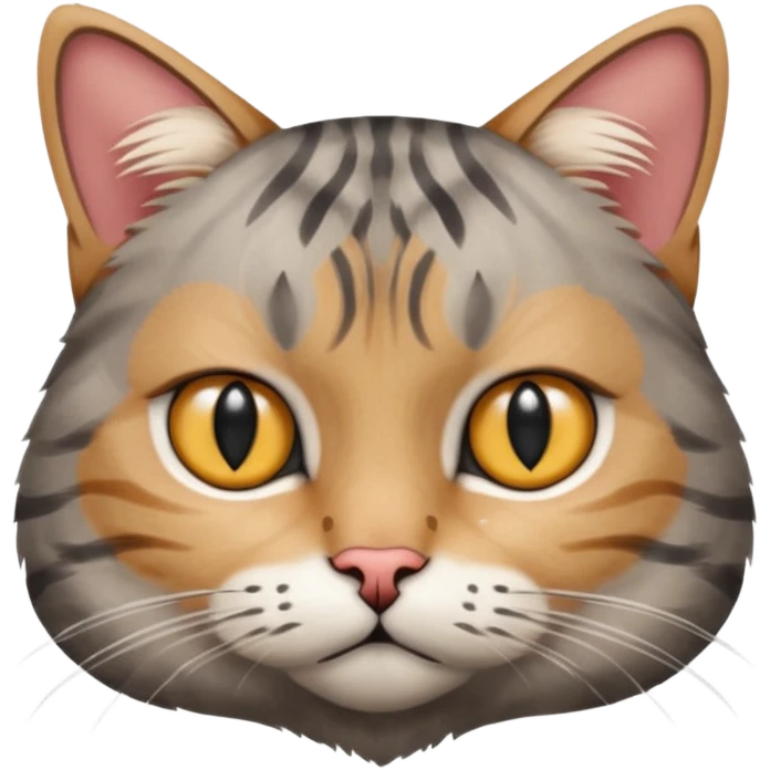 Tensed Cat emoji