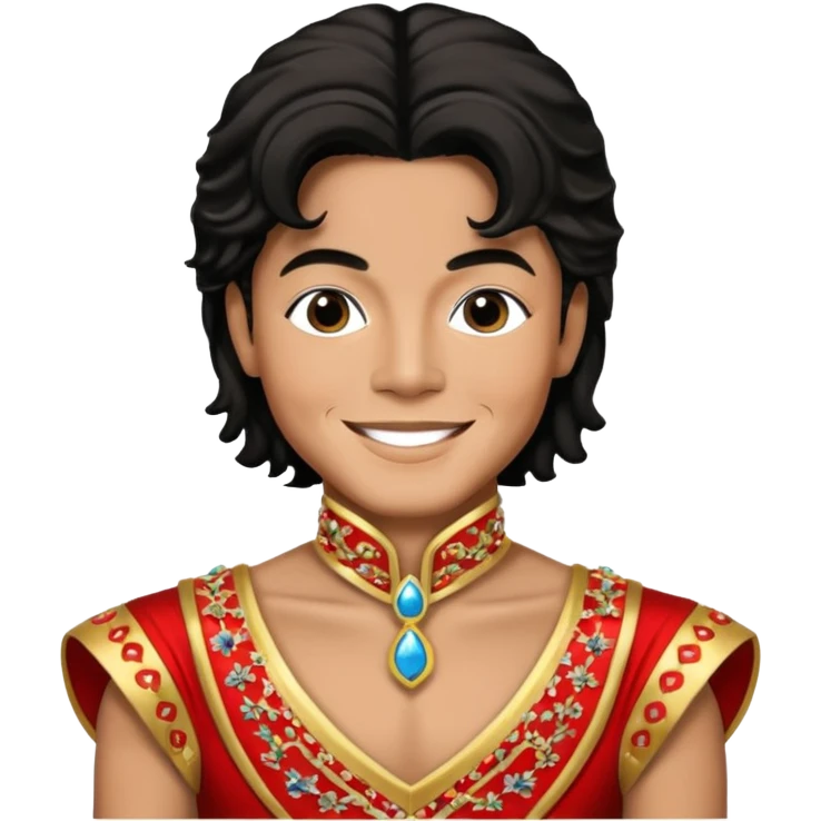 michael jackson with a gala dress emoji