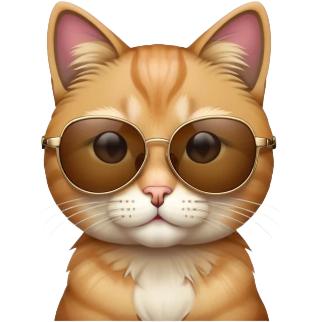 Cat wearing sunglasses emoji