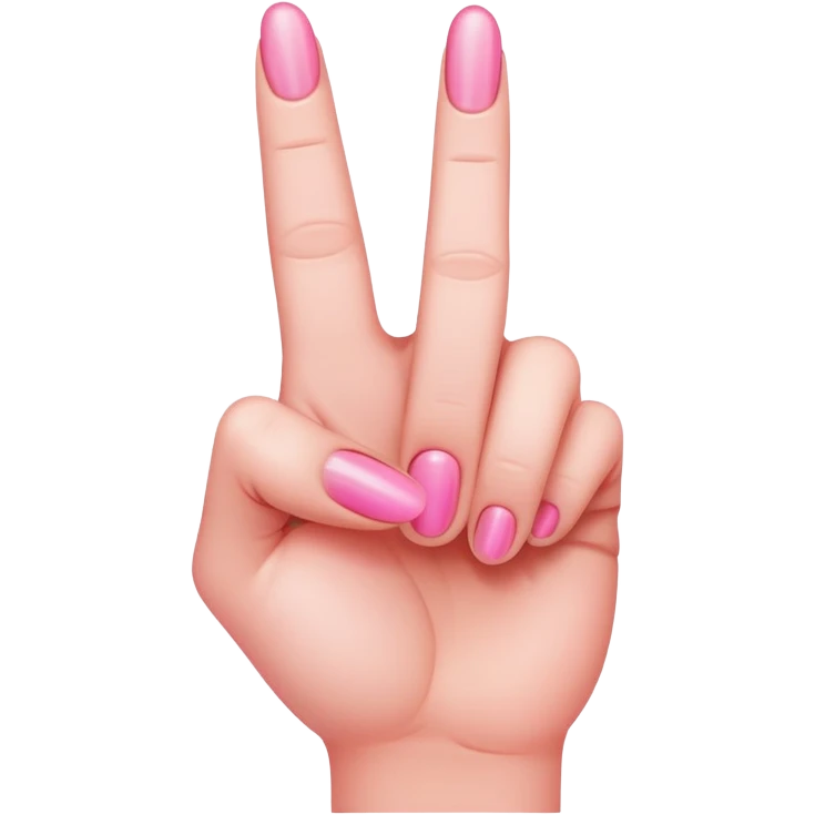Pink middle finger  emoji