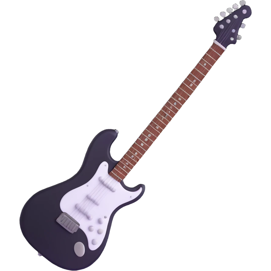rock and roll electric guitar emoji