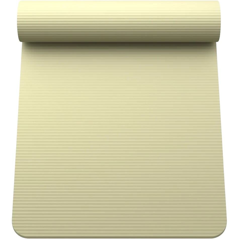 Yoga mat sage beige emoji