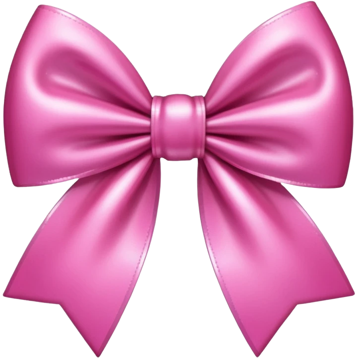 very sparkly bow pink emoji