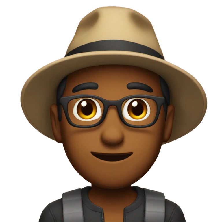 Me in a hat emoji