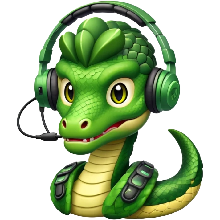 gamer snake emoji