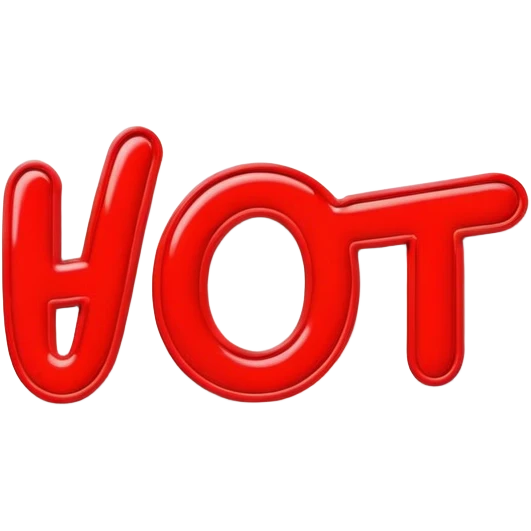  neon sign with the word hot emoji