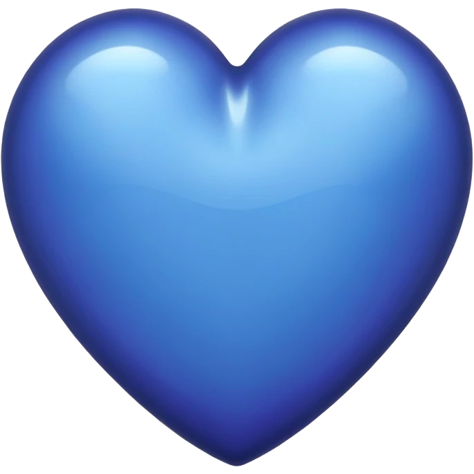 Purplish blue heart emoji