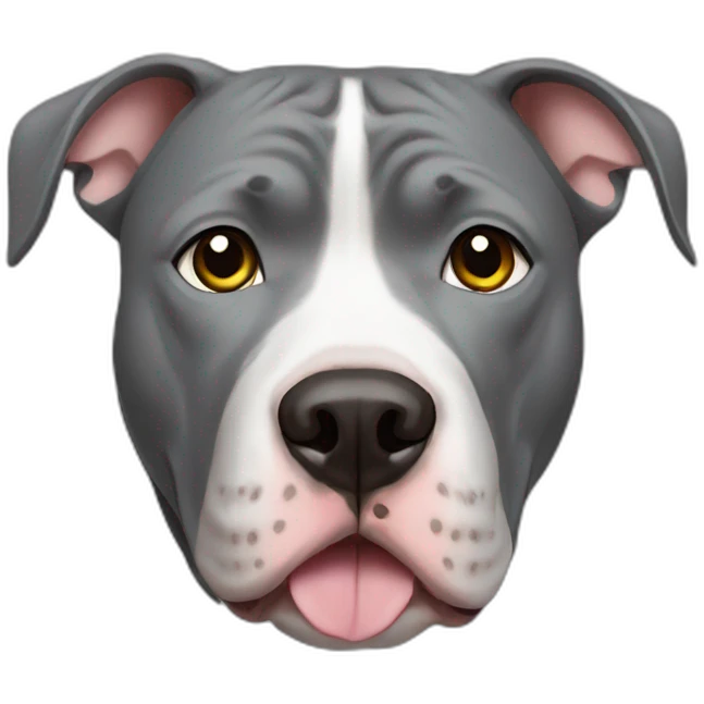 Grey-pitbull emoji
