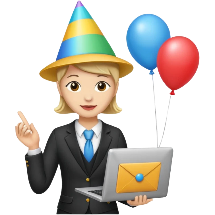 Event planner ballons & pc  emoji