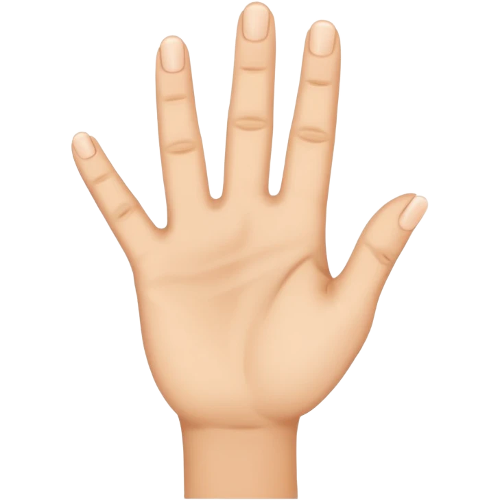 hand showing index and little finger emoji