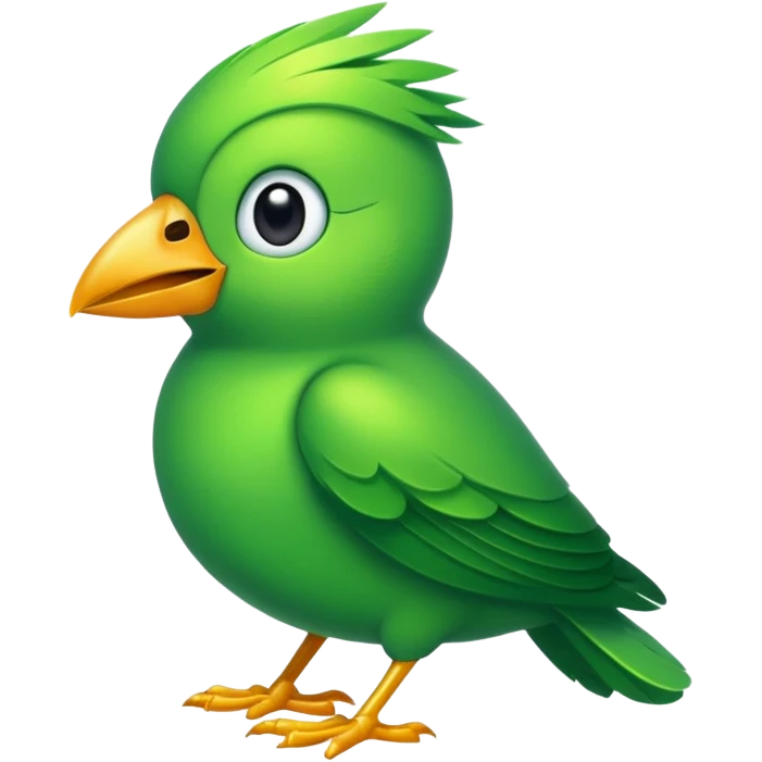 green bird emoji