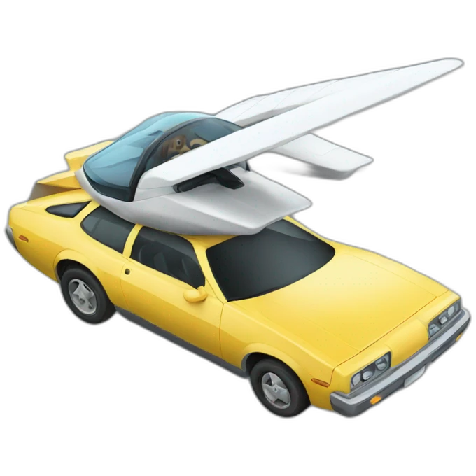 Flying car emoji