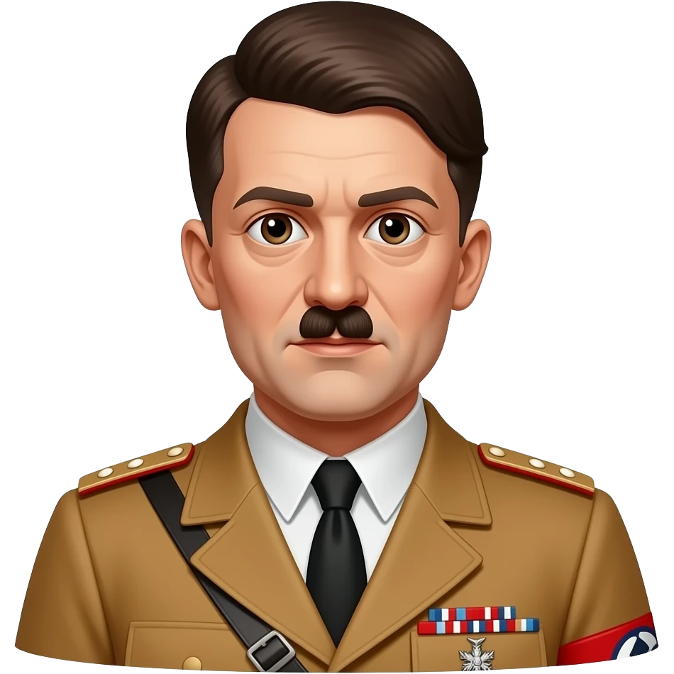 Hitler qui dit six seven emoji