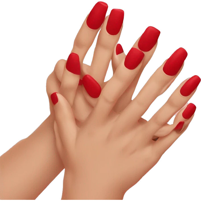 red nails emoji