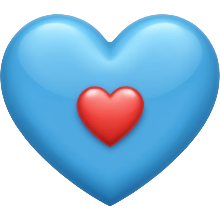 generate a heart using the same blue from this dna strand emoji 🧬 emoji