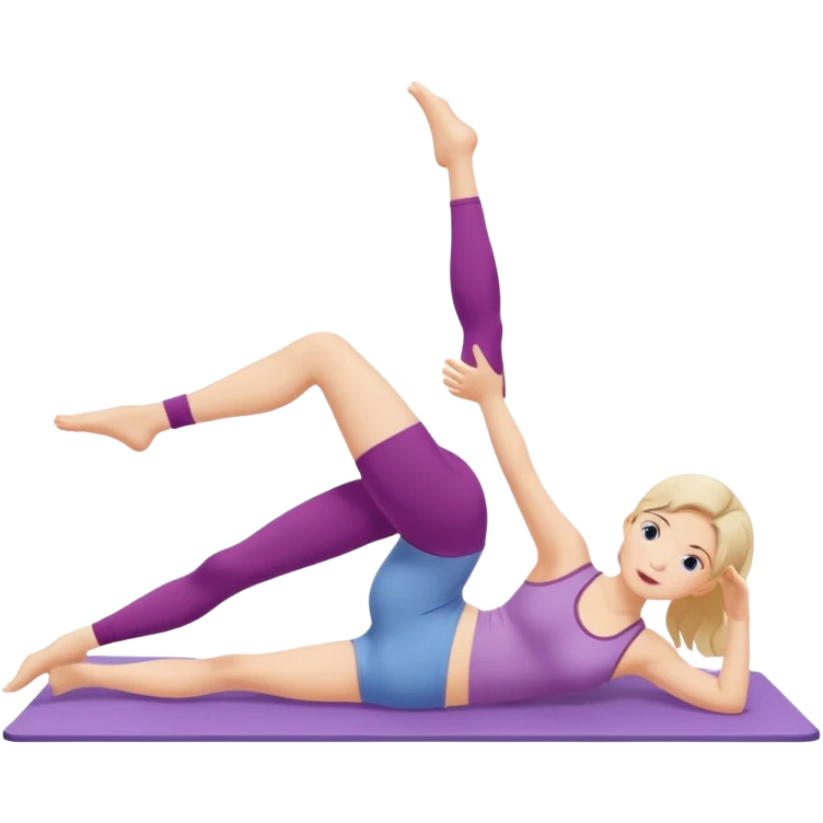 pilates girl  emoji