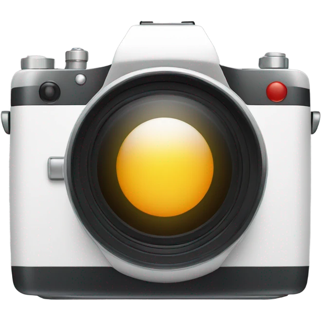 white camera emoji