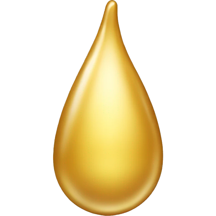 golden drop emoji