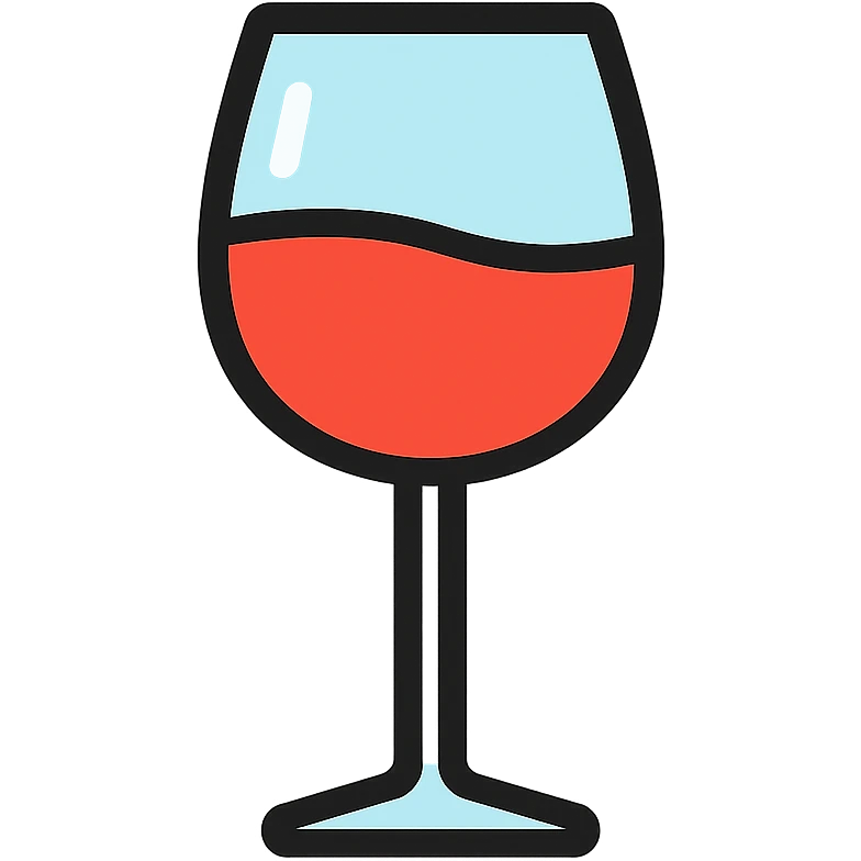A wine glass icon emoji