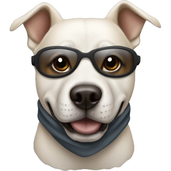 Dog wearing a mask  emoji