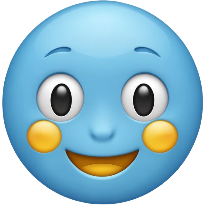 Light blue emoji emoji