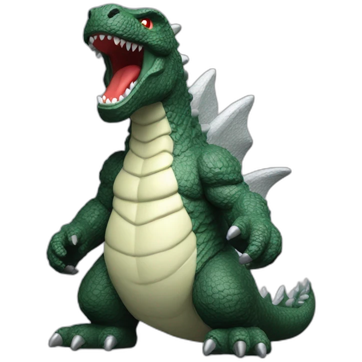 Godzilla toy emoji
