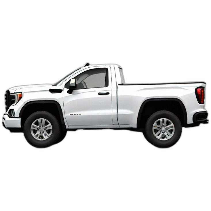 GMC SIERRA 2023 WHITE 2 DOORS emoji