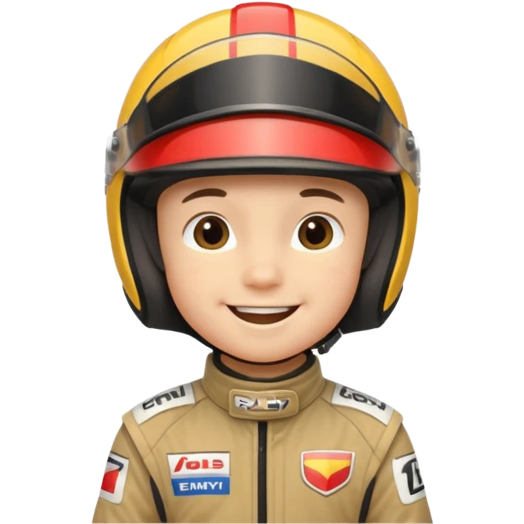 small kid rally driver

 emoji